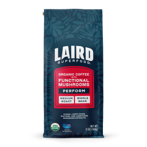 Organic Perform Functional Mushroom Whole Bean Medium Roast Coffee - Premium Formula Reserve Series